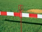 Absperrleinenhalter / Absperrstange / Halterung / Absicherung / Erdnagel für Absperrband - Galerie - Bild 2