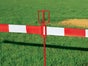 Absperrleinenhalter / Absperrstange / Halterung / Absicherung / Erdnagel für Absperrband - Galerie - Bild 2