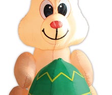 Dekofigur Hase aufblasbar / aufblasbare Dekofigur / Osterhase