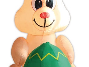 Dekofigur Hase aufblasbar / aufblasbare Dekofigur / Osterhase