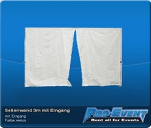 Seitenwand 3m mit Eingang
