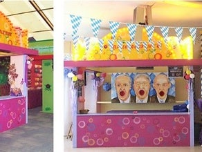 Losbude - Jahrmarkt - Kirmes- - Event - Dekoration
