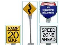 Highway Traffic Display, USA, Highway, Route 66, Traffic, Autobahn, Verkehrsschilder