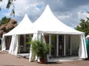 Zelte: 8 x 8 L-Form