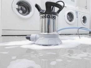 Tauchpumpe 400 W, flachsaugend