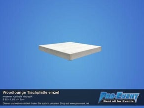 Woodlounge Tischplatte einzel
