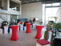 Stehtischset rot mieten – Stehtisch, Bistrotisch, Hochtisch, Partytisch, Miettisch, Eventtisch - Galerie - Bild 3