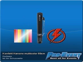 Konfetti Kanone multicolor 50cm