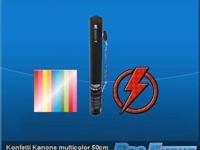 Konfetti Kanone multicolor 50cm