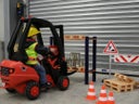 Kinder Gabelstaplerfahren / Spielzeugstapler für Kinder im Verleih