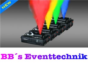 Geysir Nebelmaschine mit LED Beleuchtung