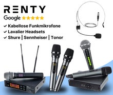 Mikrofon mieten (ab € 9,90): Shure, Sennheiser, Tonor ✓ Funk & Kabel ✓ Headset ✓ Kautionsfrei ✓ Versichert ✓ 28 Standorte