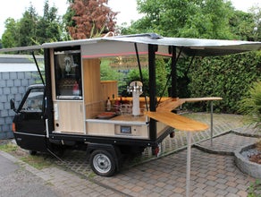 exklusiver Bierwagen , Ausschankwagen , Partymobil für Hochzeit , Events , Partys