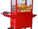 Profi Popcornmaschine mit Wagen Popcornmaker XXL Fun Food Event Party Messe frisches warmes Popcorn - Galerie - Bild 1