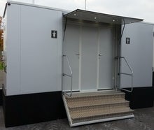 Hochwertiger, mobiler Sanitärwagen, Toilettenwagen Klowagen WC