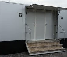 Hochwertiger, mobiler Sanitärwagen, Toilettenwagen Klowagen WC