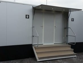 Hochwertiger, mobiler Sanitärwagen, Toilettenwagen Klowagen WC