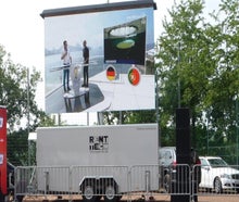 LED-Trailer 16qm 6,67mm - Wandgröße: 5,20m x 3,00m - offen / geschlossen