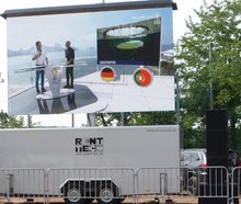 LED-Trailer 16qm 6,67mm - Wandgröße: 5,20m x 3,00m - offen / geschlossen