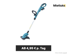 Akku-Rasentrimmer & Kantenschneider mieten - ab 4,95 € pro Tag