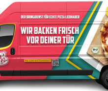Pizzavan Foodtruck Autark + vorproduzierte neapolitanische Pizza
