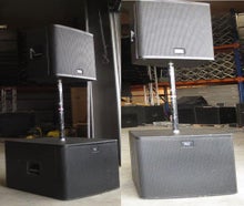 Komplette Lautsprecheranlage - EV ELX 115P / 118P Aktiv