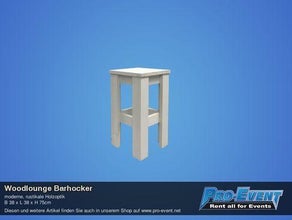 Woodlounge Barhocker