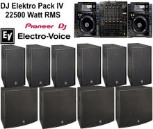 Lautsprecheranlage DJ  Elektro Pack IV - Komplettsystem