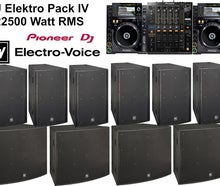 Lautsprecheranlage DJ Elektro Pack IV - Komplettsystem