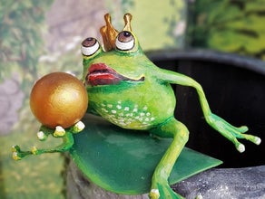 Märchen Diorama Froschkönig, Märchen Dekoration
