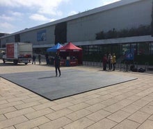 Tanzfläche  7,5 m x 7,5 m  /  Tanzparkett  /  Multifunktionsboden  /  Zeltboden  /  Messebelag  /  Hallenboden  /  Allzweckboden  /  Hygieneboden  /  Tanzboden