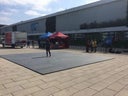 Tanzfläche  7,5 m x 7,5 m  /  Tanzparkett  /  Multifunktionsboden  /  Zeltboden  /  Messebelag  /  Hallenboden  /  Allzweckboden  /  Hygieneboden  /  Tanzboden