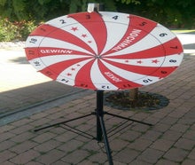 Glücksrad ideal für Messen Promotion Gewinnspiel