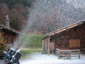 Apres Ski Party - Schneeparty - Schnee-Effektkanone, TOP Effekt für Apres Ski Partys und Winterevents. inkl. 19% MwSt.