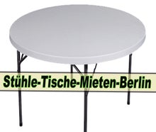 Banketttisch Ø 1,50m oder Ø1,80m - rund, klappbar