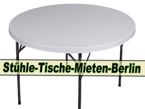 Banketttisch Ø 1,50m oder Ø1,80m - rund, klappbar