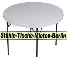 Banketttisch Ø 1,50m oder Ø1,80m - rund, klappbar