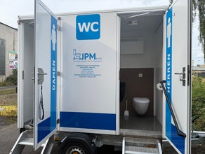 neuer Toilettenwagen mit Frischwasser- und Abwassertank bis 200 Personen Vacuum
