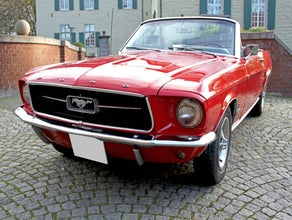 1967er Ford Mustang GT V8 Cabrio Hochzeitsfahrzeug