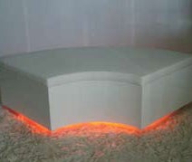 Sofa "Bianco Viertelkreis"