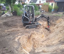 Minibagger ET 18 Wacker Neuson,  2 Tonnen. MIT Fahrer