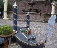 Venedig Gondelspitze, Gondel, Venezianisch, Kanalfahrt