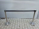 Personenleitsystem Chrom Abgrenzungsständer Absperrung Gurt