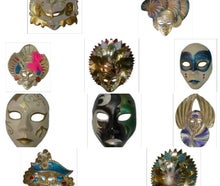 Venezianische Masken, Venedig, Karneval, Maskenball, Ball