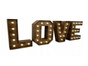 Leuchtende Buchstaben XXL " LOVE " in Weiß oder Braun / Love Signs / Love Letters - Galerie - Bild 2