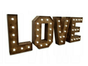 Leuchtende Buchstaben XXL " LOVE " in Weiß oder Braun / Love Signs / Love Letters - Galerie - Bild 2