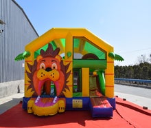 Hüpfburg Multiplay Löwe mit Dach