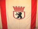 Flagge Berlin, Wappen, Hauptstadt, Fahne