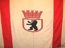 Flagge Berlin, Wappen, Hauptstadt, Fahne