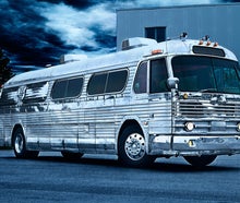 "Independence Greyhound Bus" historischer Greyhound Bus von 1948.cooler geht nicht